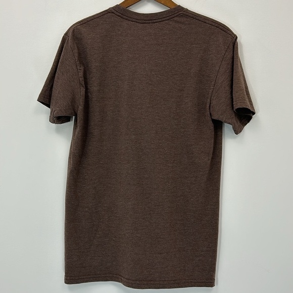 Smokey Bear Cotton Blend Tee Size Small Brown T-Shirt Forest Nature Park Ranger - Picture 2 of 6